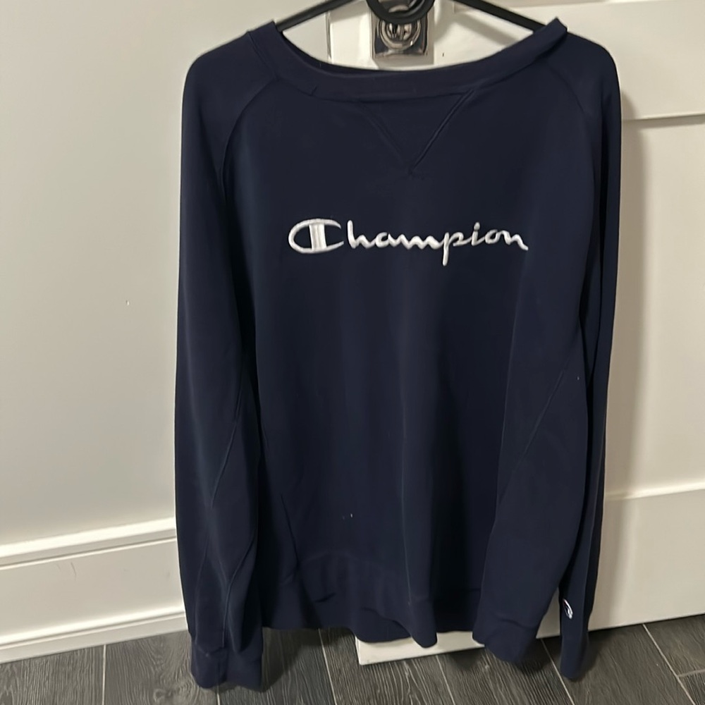 Navy champion crewneck